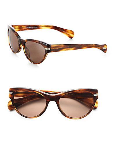 Oliver Peoples Tortoiseshell Cat's-eye Sunglasses