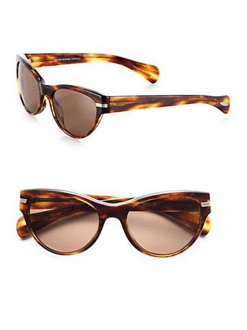 Oliver Peoples Tortoiseshell Cat's-eye Sunglasses