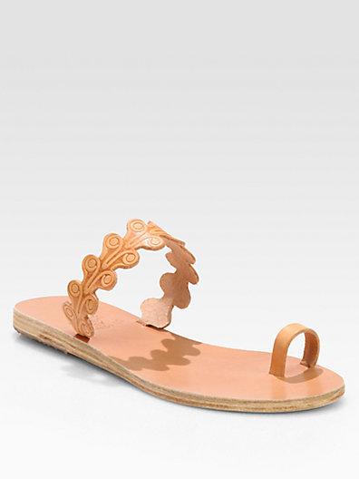 Ancient Greek Sandals Arethousa Leather Sandals