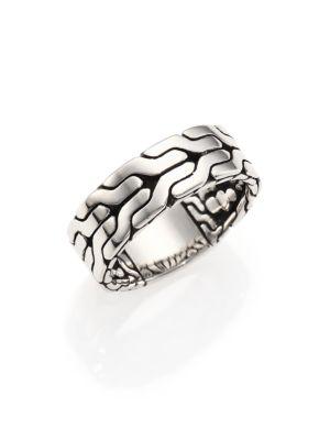 John Hardy Classic Chain Sterling Silver Band Ring