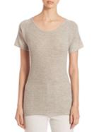 Derek Lam Rib-knit Cashmere & Silk Blend T-shirt