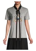 Coach Coach 1941 Pyramid Eye Tie-neck T-shirt