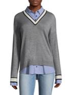 Joie Belva V-neck Cotton Sweater