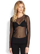 Wolford Sheer Tulle Pullover
