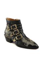 Chloe Suzanna Studded Leather Ankle Boots