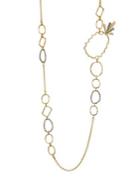 Alexis Bittar Elements 10k Yellow Gold Pineapple Link Necklace
