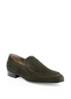 Gianvito Rossi Suede Slip-on Loafer