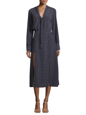 Alexis Noelle Silk Dot Dress