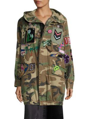 Marc Jacobs Hooded Camouflage Anorak Jacket