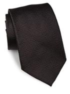 Giorgio Armani Herringbone Silk Tie