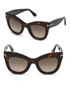 Tom Ford Eyewear 47mm Karina Cat-eye Sunglasses