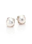 Anzie Dew Drop 10mm Freshwater Pearl Stud Earrings