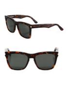 Saint Laurent Sl 137 Devon 55mm Square Sunglasses