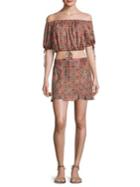 Free People Two-piece Electric Love Cropped Top & Skirt