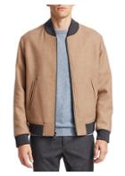 Saks Fifth Avenue Collection Camel Bomber Jacket