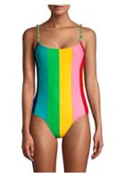 Paper London Strappy Rainbow One-piece Swuimsuit