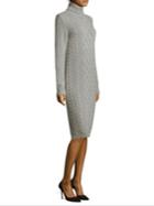 Peserico Cable-knit Turtleneck Sweater Midi Dress