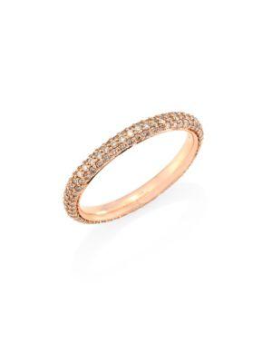 Kwiat Moonlight Brown Diamond & 18k Rose Gold Band Ring
