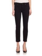 7 For All Mankind Kimmie Cropped Slim Illusion Skinny Jeans