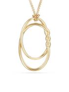 David Yurman Continuance Pendant Necklace In 18k Gold