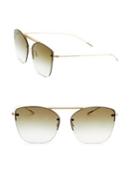 Oliver Peoples Ziane 61mm Gradient Round Sunglasses