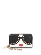Alice + Olivia Avril Stace Face Leather Continental Wallet