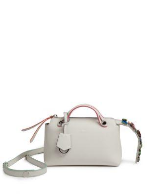Fendi By The Way Mini Crystal-croc-tail Satchel