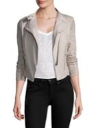 Lamarque Paige Distressed Leather Jacket