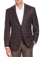 Saks Fifth Avenue Collection Checked Wool Blazer