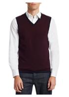 Saks Fifth Avenue Jacquard Wool Vest