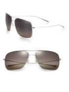 Oliver Peoples Berenson 63mm Square Sunglasses
