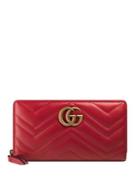 Gucci Gg Marmont Matelasse Leather Zip-around Wallet