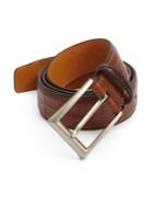 Saks Fifth Avenue Collection By Magnanni Croc-embossed Leather Belt