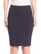 Akris Punto Stretch Jersey Pencil Skirt