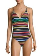 Stella Mccartney Stripe One-piece Swimsuit