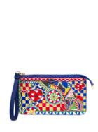 Dolce & Gabbana Necessaire Piatto Dauphin Mosaic Zip Pouch