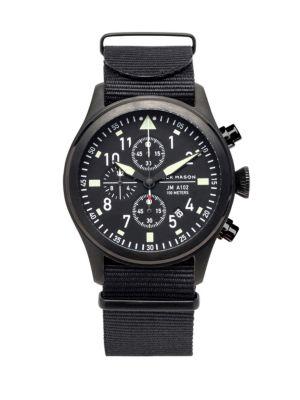 Jack Mason Aviator Chronograph Strap Watch