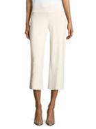 Eileen Fisher Cropped Cotton-blend Pants