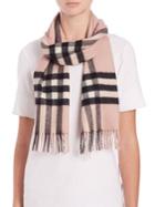Burberry Ash Rose Giant Check Cashmere Scarf
