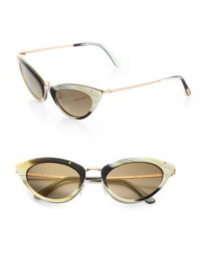 Tom Ford Eyewear Grace Cat Eye Sunglasses
