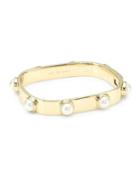 Tory Burch Studded Faux-pearl Bangle