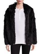 Fabulous Furs Llama Faux-fur Jacket