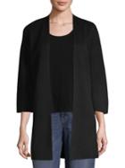 Eileen Fisher Simple Open Front Cardigan