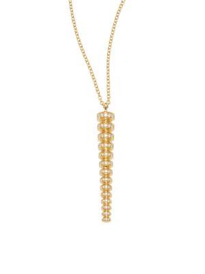 Melissa Kaye Tori Diamond & 18k Yellow Gold Pendant Necklace