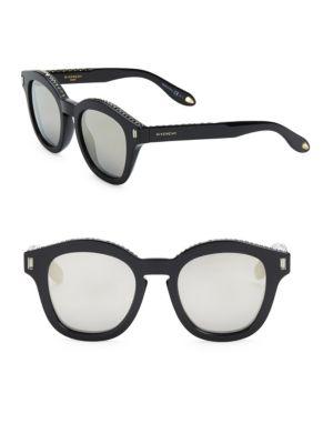 Givenchy 52mm Stud Wayfarer Sunglasses