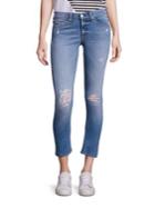 Rag & Bone/jean Distressed Cropped Capri Jeans