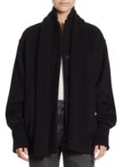 T By Alexander Wang Scarf Collared Coat