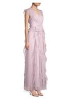 Bcbgmaxazria Ruffled Lace & Tulle Gown