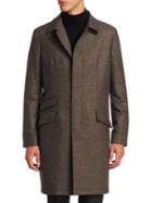 Saks Fifth Avenue Collection Single Breasted Wool Topcoat