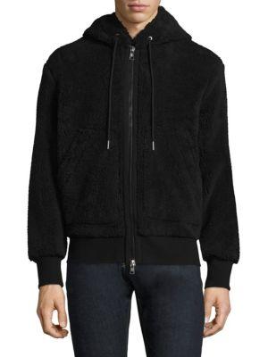 Moncler Hooded Shearling Jacket
